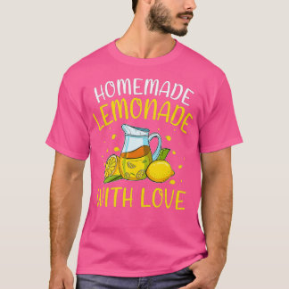 Homemade Lemonade with Love Fun Lemon Stand Juice T-Shirt