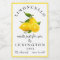 Homemade Limoncello Meyer Lemons Bottle Label |