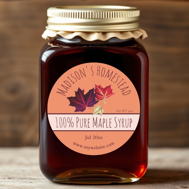 Homemade Maple Syrup Labels (Creator Uploaded)