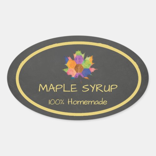 Homemade Maple Syrup Sticker