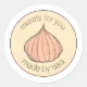 Homemade Modak Coconut Mithai Indian Sweet Classic Round Sticker | Zazzle
