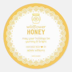 Homemade Organic Honey Sticker