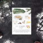 Homemade Pecan Pralines Recipe | Holiday  Postcard<br><div class="desc">The front of this stunning postcard doubles as a unique frame worthy kitchen print showcasing a delicious homemade Pecan Pralines recipe. If you need a different recipe or ingredients, please contact me and I would be more than happy to accommodate. Add your own custom message on the back or remove...</div>
