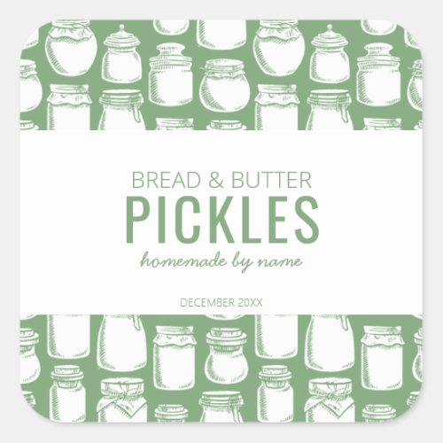 Homemade Pickle  Sticker