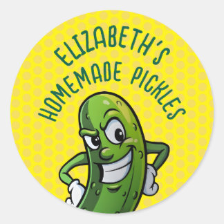 Homemade Pickles Classic Round Sticker
