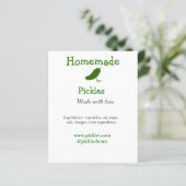 Homemade pickles made with love add text website (Standing Front)