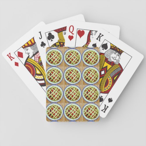 homemade pies playing cards