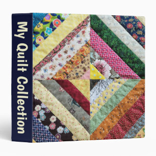 Homemade Quilt Pattern   3 Ring Binder