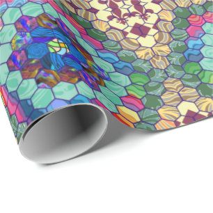 Homemade Quilt Wrapping Paper