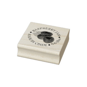 Homemade Raspberry Jam Jelly Preserves Canned By Rubber Stamp