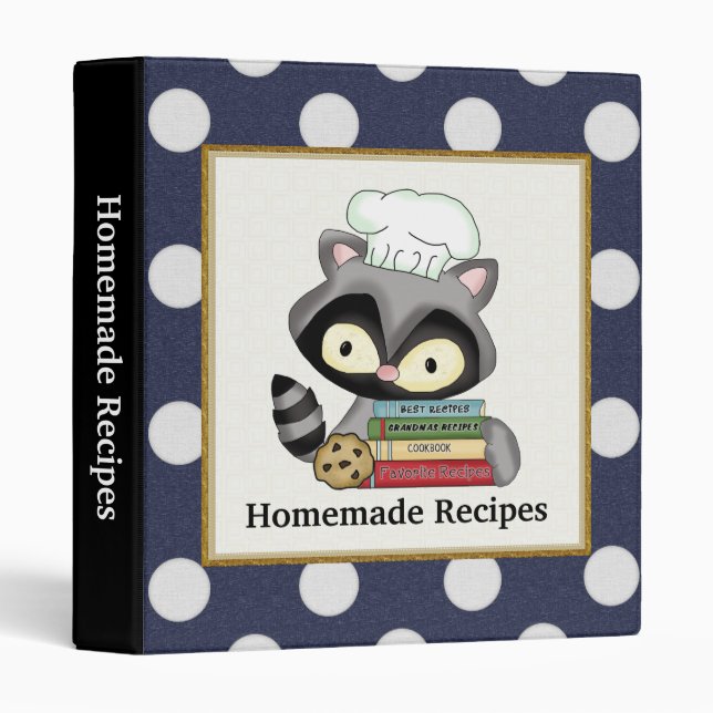 Homemade recipes Binder (Front/Spine)
