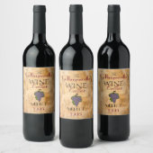 Homemade Red Merlot Wine Personalized Wine Bottle Wine Label | Zazzle