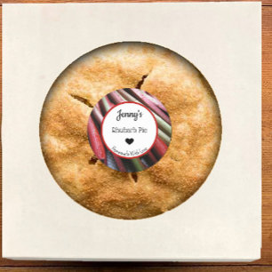 Homemade Rhubarb Pie Sticker