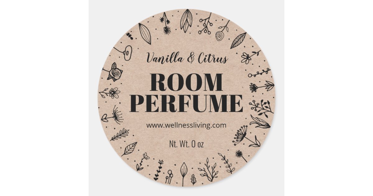 Homemade Room Spray Air Freshener Labels Zazzle