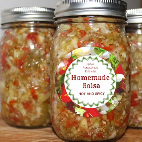Homemade Salsa From Your Kitchen Food Label