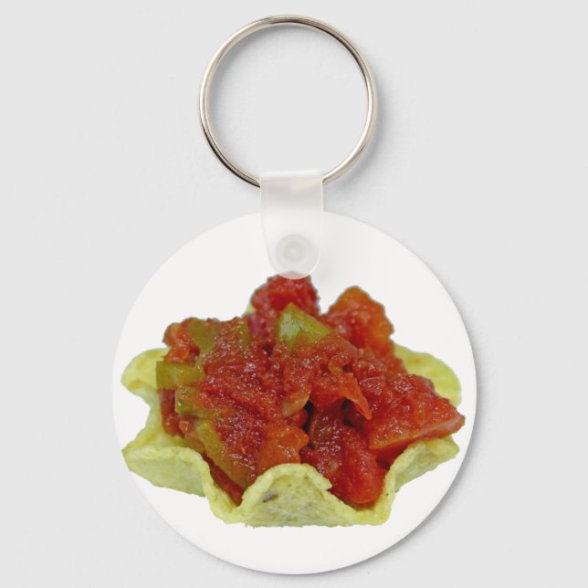 Homemade Salsa Keychain (Front)