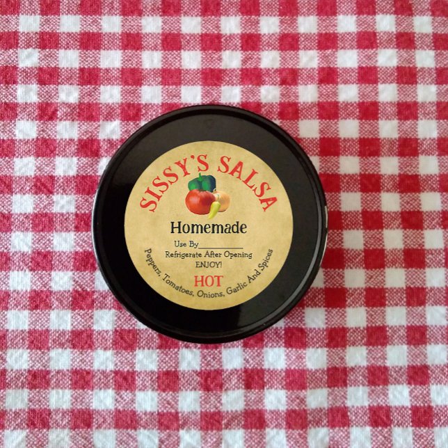 Homemade Salsa Product Sticker (Creator Uploaded)