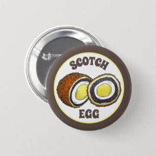Homemade Scotch Eggs UK British Snack Food Button