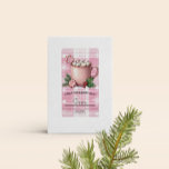 Homemade Soap Business Cocoa Christmas Label<br><div class="desc">Modern Product Labeling for Organic Soap Business-Christmas peppermint cocoa  design</div>