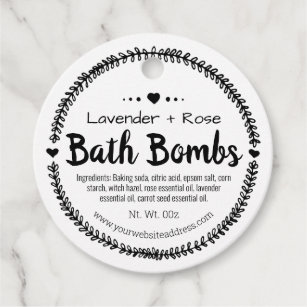 59+ Bath Bomb Tags Gifts on Zazzle