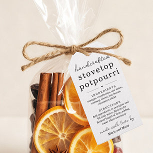 Homemade Stovetop Potpourri Gift Labels
