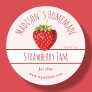Homemade Strawberry Jam Labels