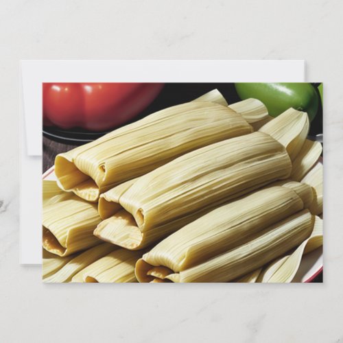 homemade tamales invitation