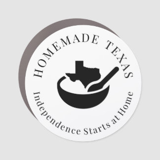 Homemade Texas car magnet