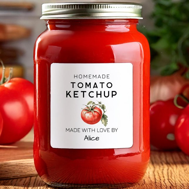 Homemade tomato Ketchup label (Creator Uploaded)