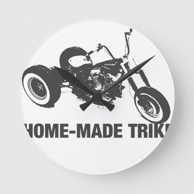 Homemade trike round clock (Front)