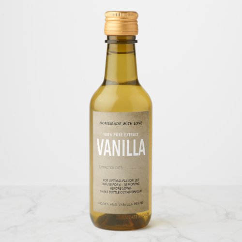 Homemade Vanilla Extract VE006_04wnp Wine Label