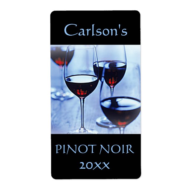 Homemade Wine Labels (Vertical)