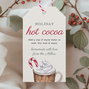 Homemade with Love Holiday Hot Cocoa Mix Christmas Gift Tags