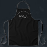 Homemade with Love My Kitchen Custom Apron<br><div class="desc">Get ready to embark on culinary adventures with the Homemade with Love My Kitchen Custom Apron. This personalized apron is a must-have for passionate bakers and chefs who bring joy and deliciousness to their creations. Customize this apron by adding your name, making it uniquely yours. The black apron with white...</div>