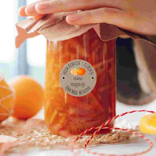 Homemade with love Orange Marmalade label