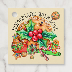 Homemade With Love - See Back - Favor Tags