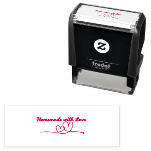 Homemade with Love Self Inking Rubber Stamp