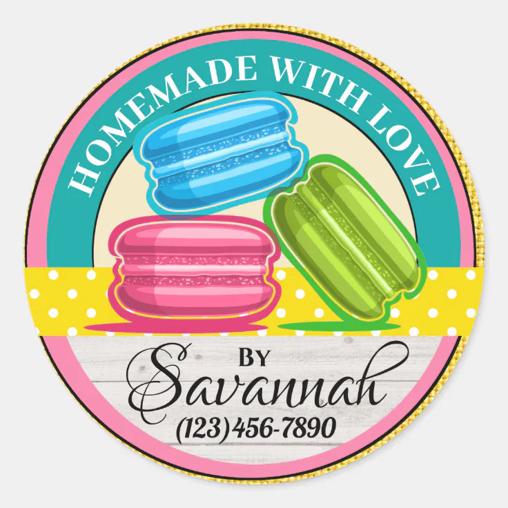 Homemade With Love Sticker Zazzle