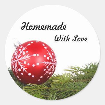 Homemade With Love Stickers by Missed_Approach at Zazzle
