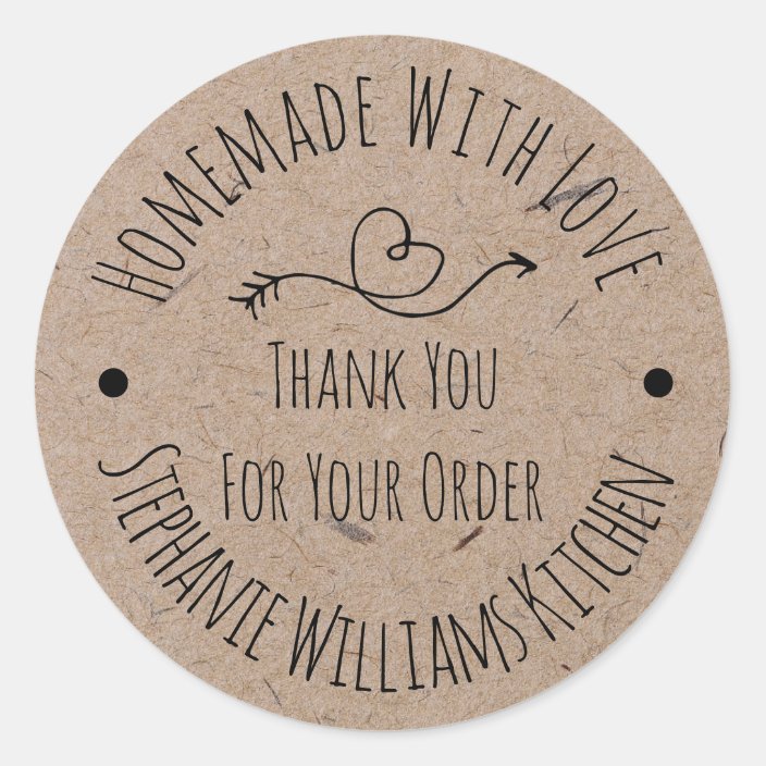 Thank You For Your Purchase Label Template - Floral Thank You Round Sticker Design Ready To ...