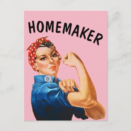 HOMEMAKER RETRO ROSIE THE RIVETER POSTCARDS