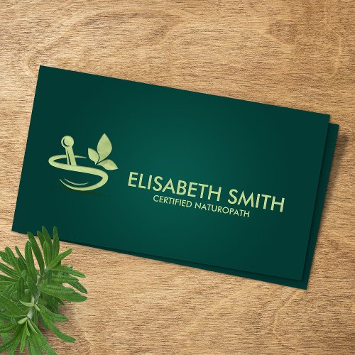 Homeopathy _ Herbal Medicine Professional  Business Card