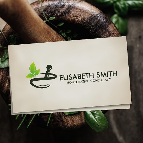 Homeopathy _ Herbal Medicine Professional Business Card