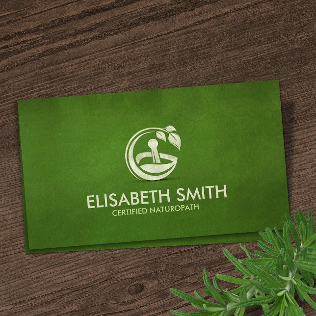 Homeopathy - Herbal Medicine Professional Business Card (Creator Uploaded)