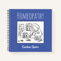 Homeopathy Notes Record with Recipient's Name Notebook