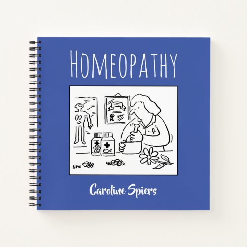 Homeopathy Notes Record with Recipients Name Notebook