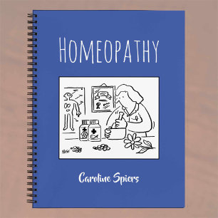 Homeopathy Notes Record with Recipient's Name Notebook