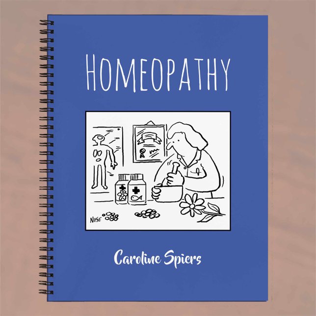 Homeopathy Notes Record with Recipient's Name Notebook (Creator Uploaded)