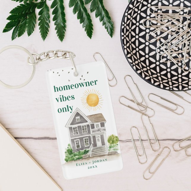 Homeowner Vibes Only | Custom First Home Keychain (Creator Uploaded)