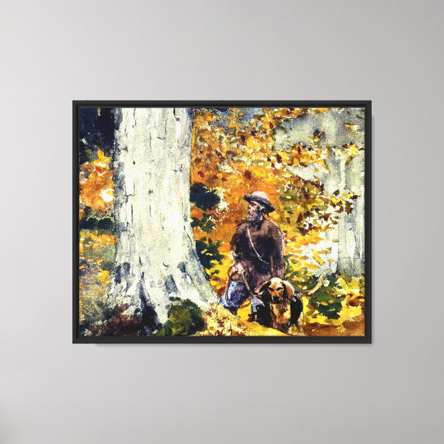 Homer - Adirondack Woods Canvas Print (Front)